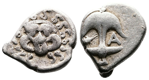 Ancient Thracian silver coin from Apollonia Pontika - 5th Century BC